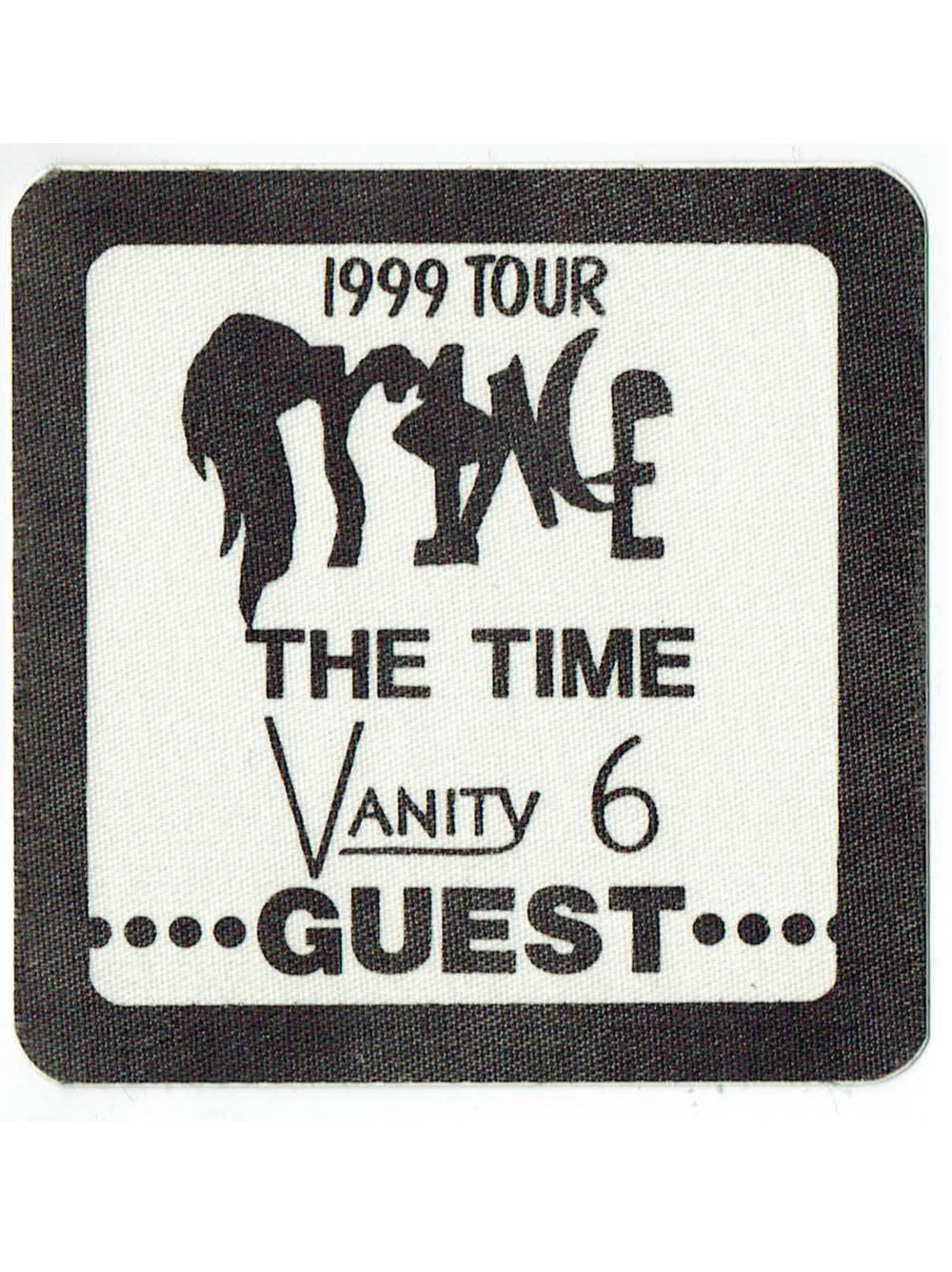 Prince Vanity 6 The Time Official Otto Cloth Patch Unused As New Guest