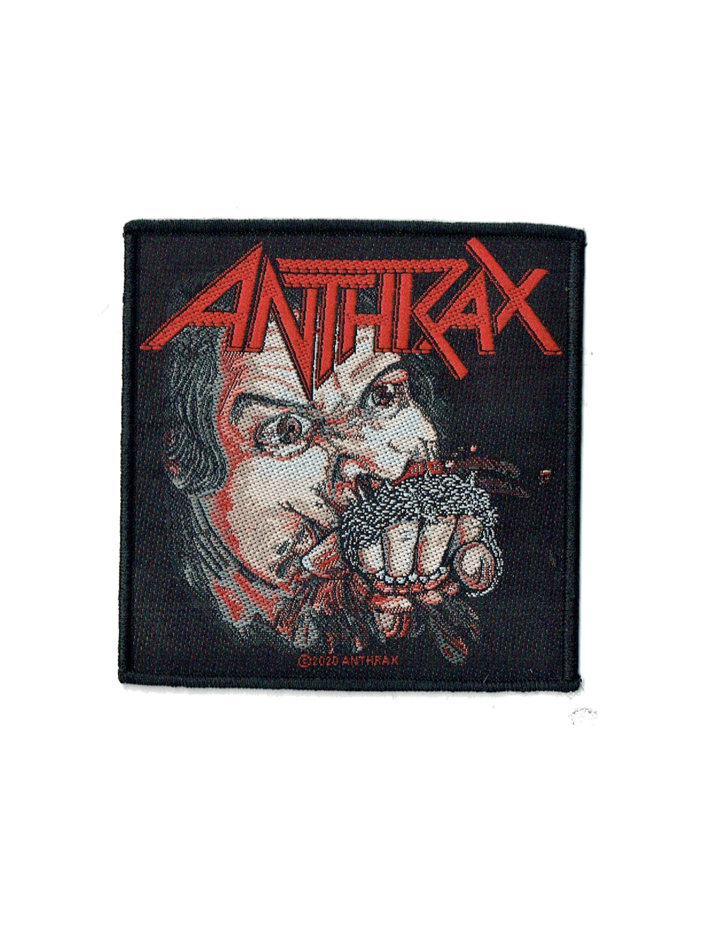 Anthrax Fistful Of Metal Official Woven Patch Brand New