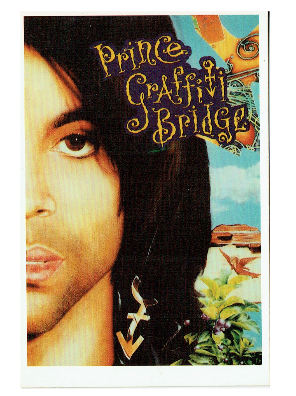 Prince – Postcard Original Printed In England Graffiti Bridge