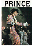 Prince – Postcard Original Printed In England Purple Rain Live