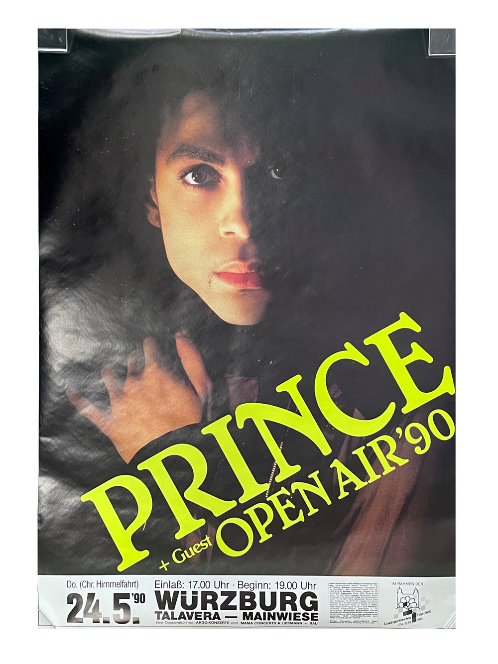 Prince – Original Vintage Poster Open Air 1990 Nude Tour