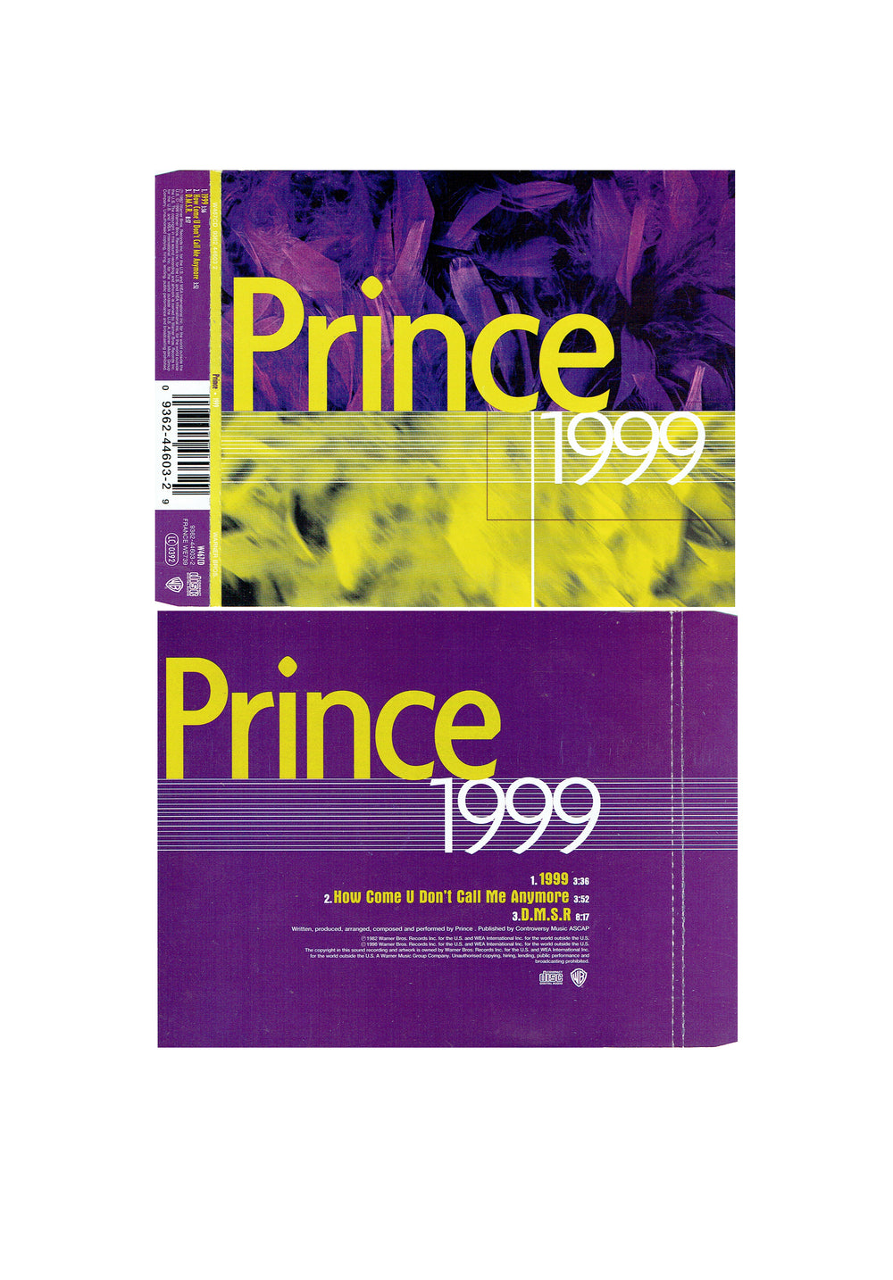 Prince – 1999 How Come U Don't Call Me Anymore? DMSR CD Single RE EU Preloved: 1998*