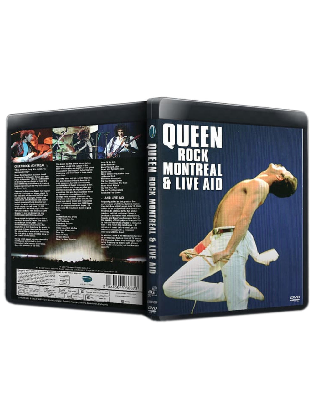 Queen Rock Montreal & Live Aid Movie Blu-Ray Disc Brand New Freddie Mercury