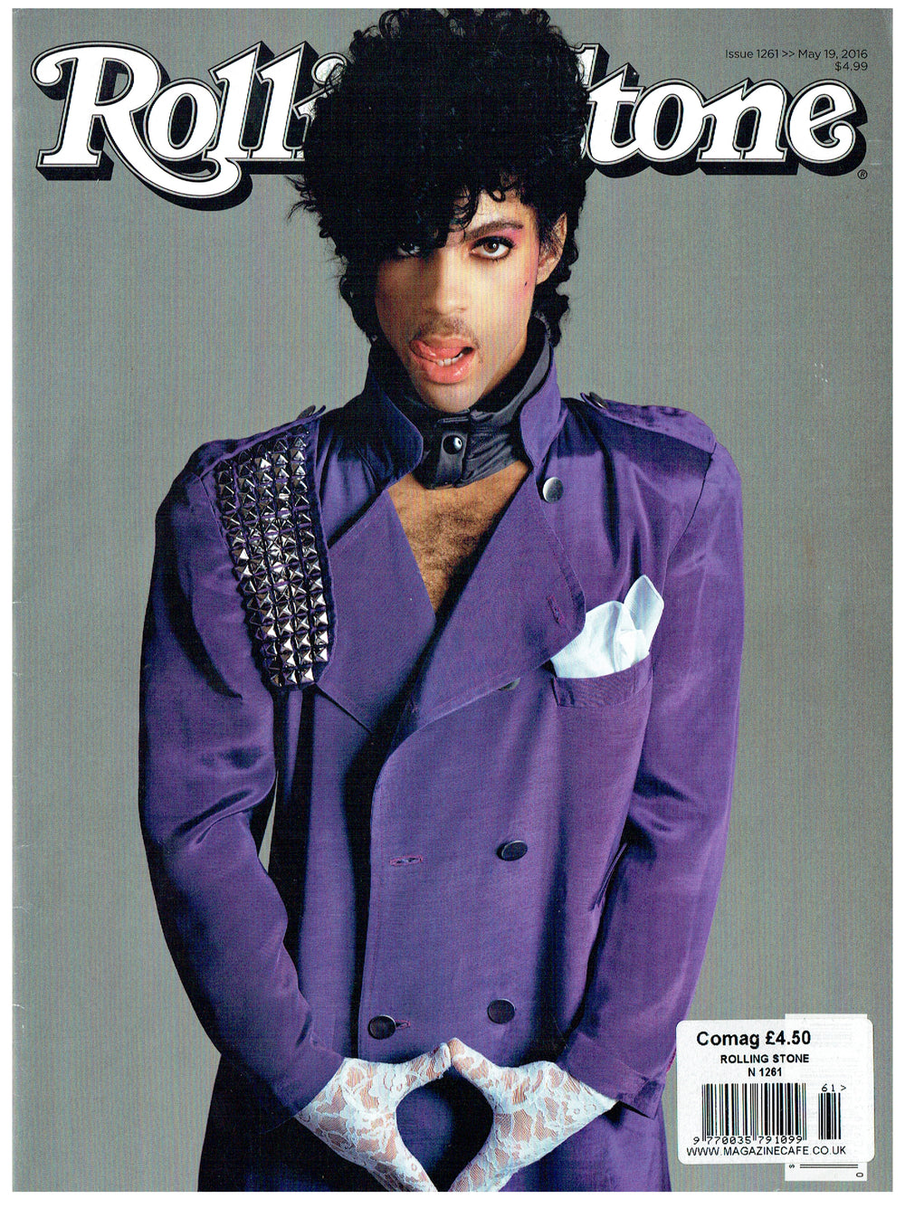 Prince Rolling Stone Magazine May 2016 Issue Cover & 15 Page Article
