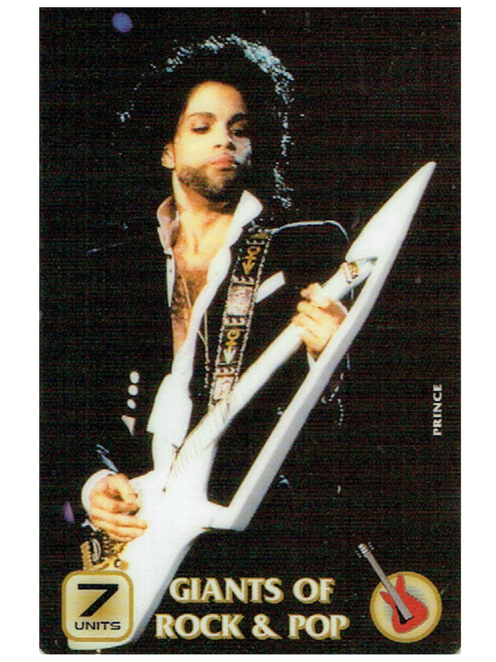 Prince Satellite Calling Card Giants Of Rock & Pop USA Vintage