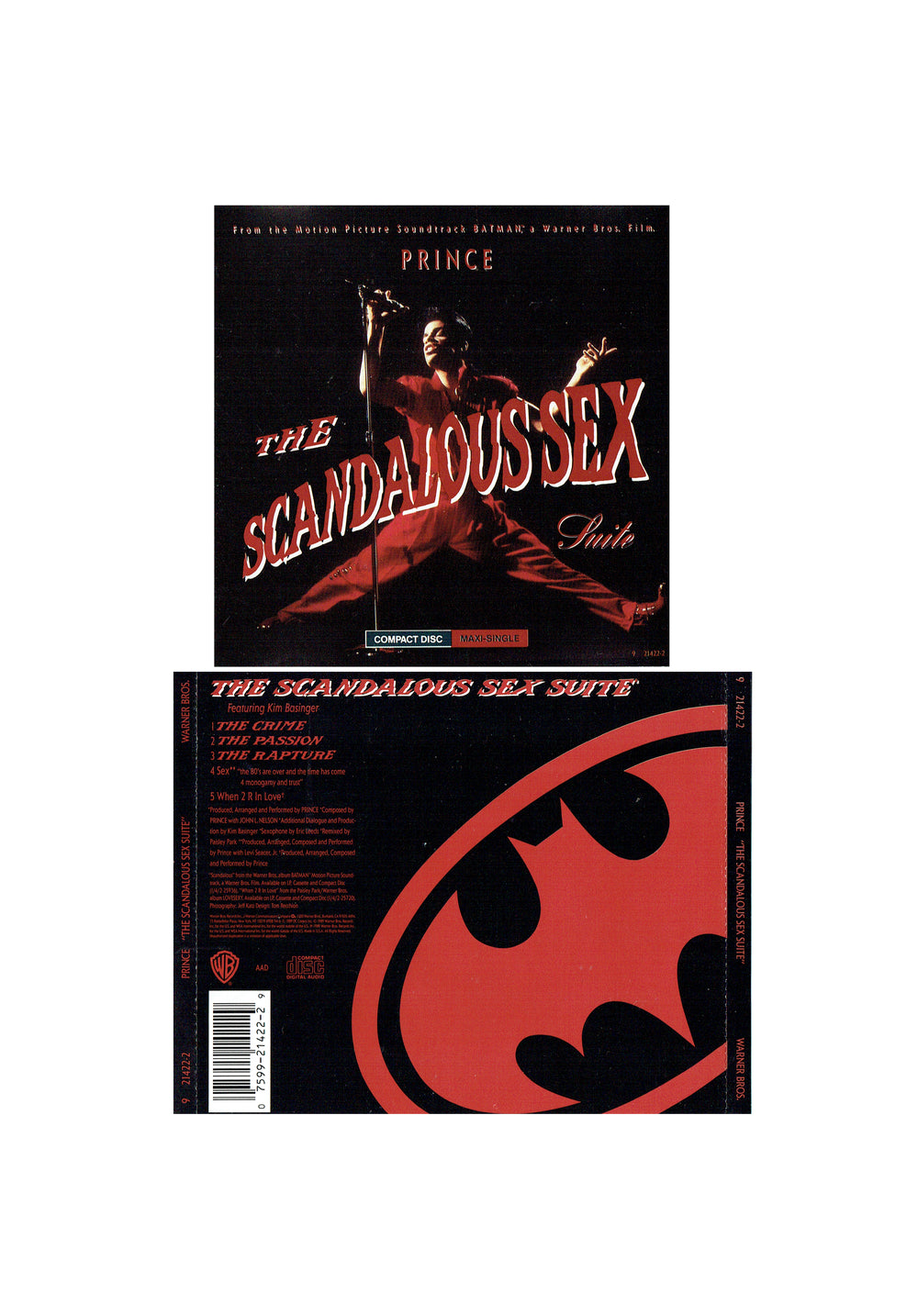 Prince Scandalous Sex Suite Original CD Single Maxi US Release 31 Minutes SMS