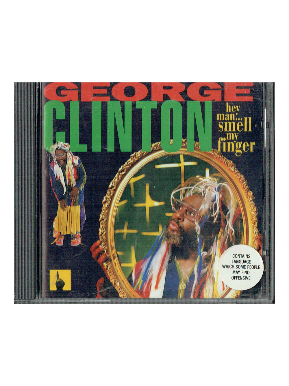 George Clinton Hey Man Smell My Finger CD Album Paisley Park 1993 HYPE Prince