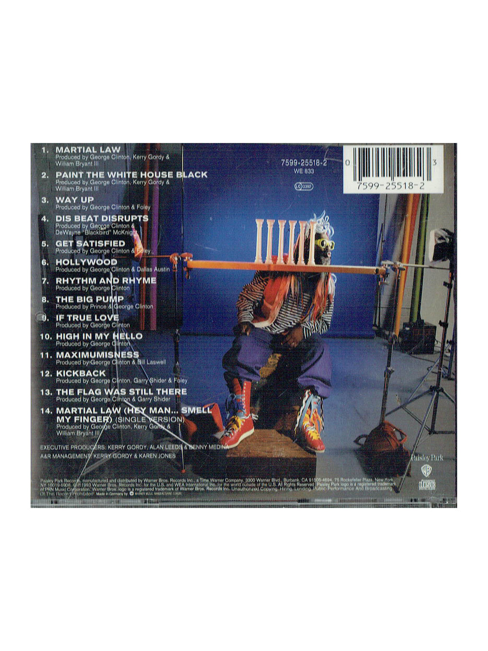 Prince – George Clinton Hey Man Smell My Finger CD Album Paisley Park 1993 HYPE PrincePrince –