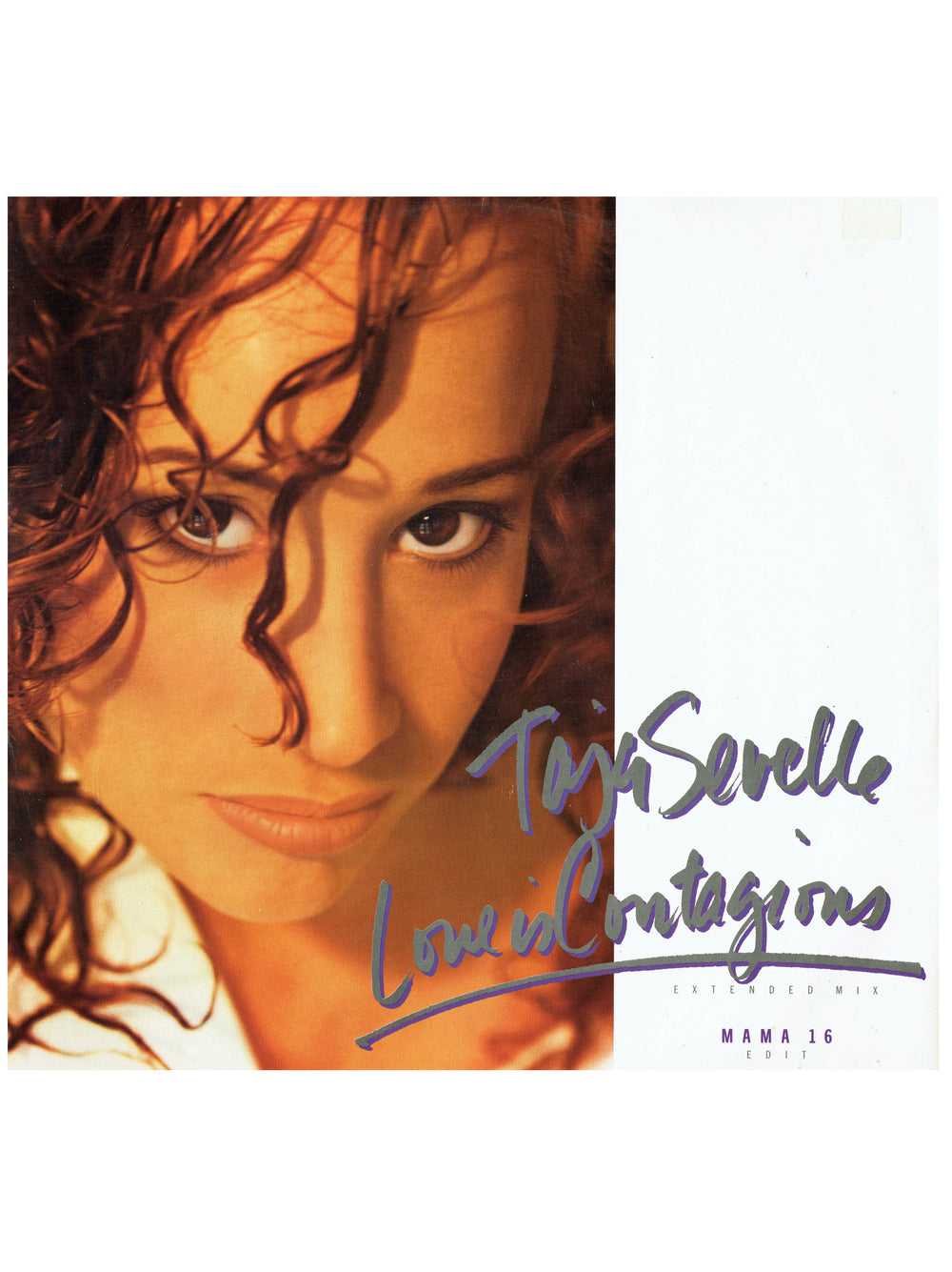 Taja Sevelle Love Is Contagious Ext 1987 12 Inch Vinyl UK W8257T