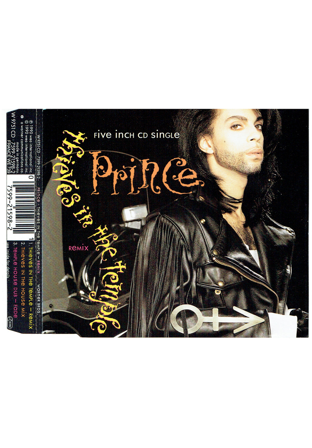 Prince – Thieves In The Temple Remix CD Single Europe Preloved: 1990