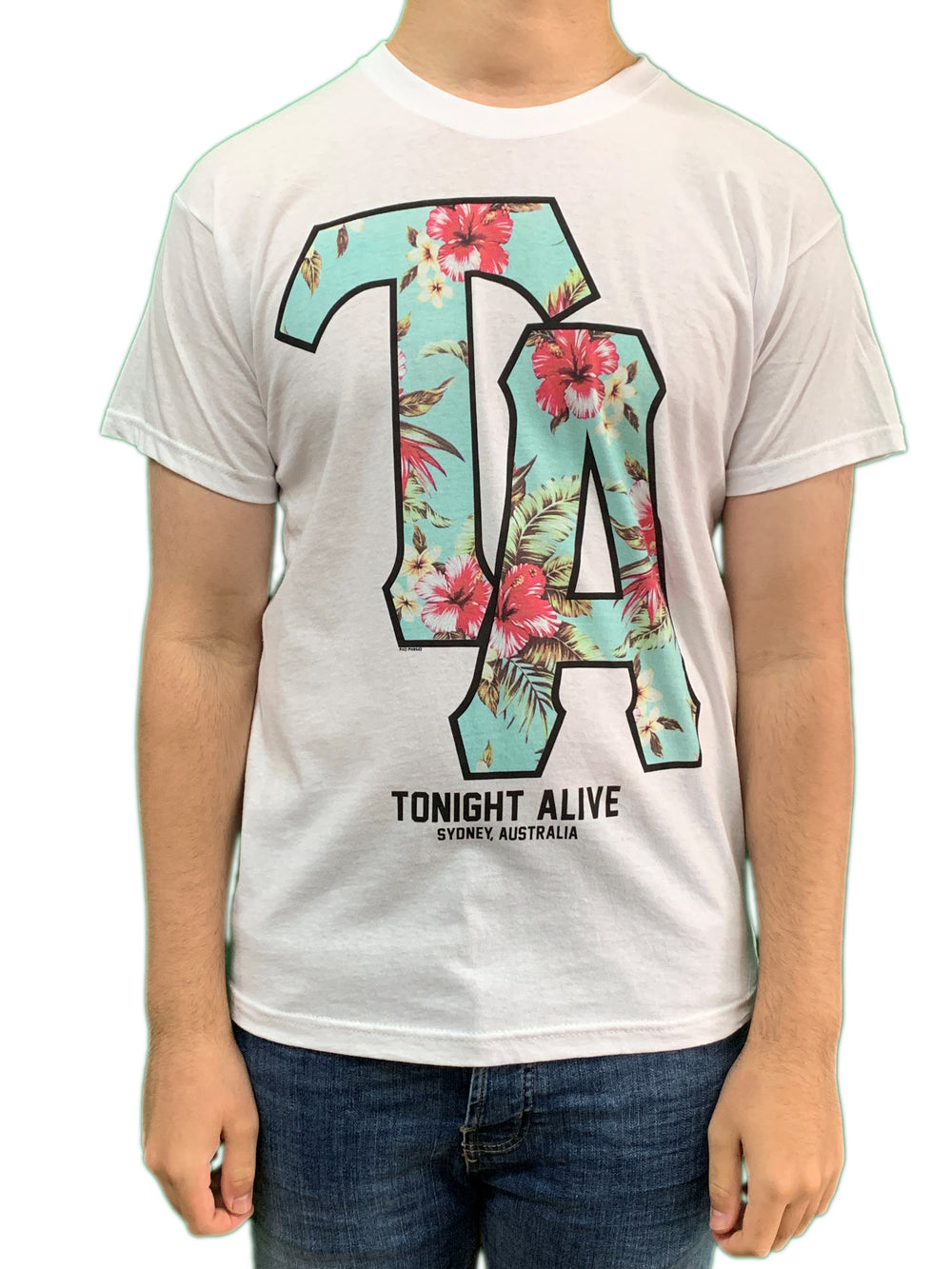 Tonight Alive Floral Unisex Official T Shirt Brand New Various Sizes