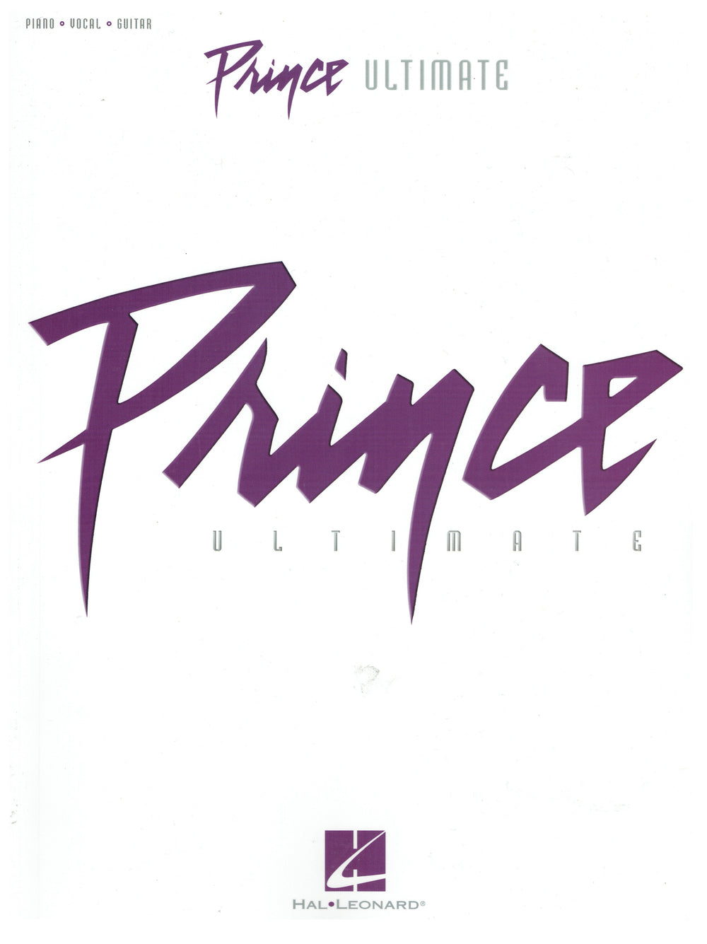 Prince – Ultimate Piano/Vocal/Guitar Artist Songbook Softback NEW
