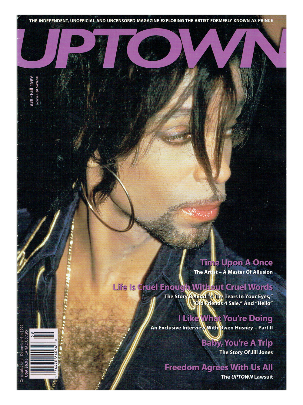 Uptown The Magazine For Prince Fans & Collectors Issue Number 39