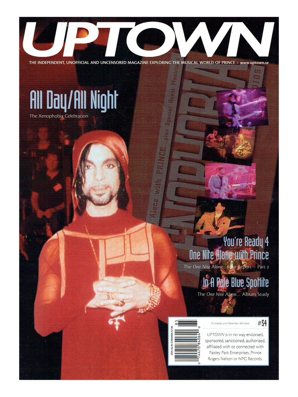 Uptown The Magazine For Prince Fans & Collectors Issue Number 54
