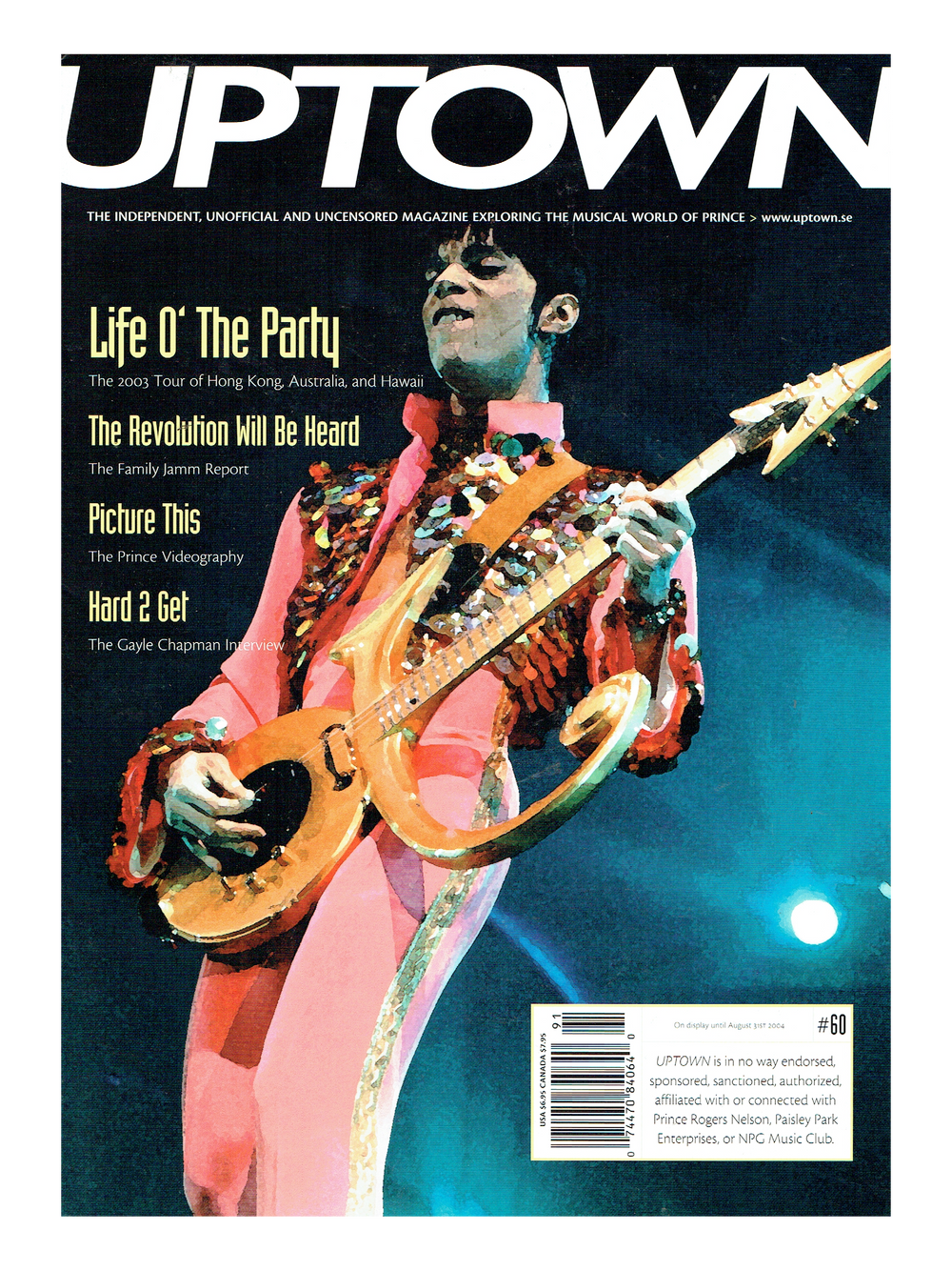 Uptown The Magazine For Prince Fans & Collectors Issue Number 60